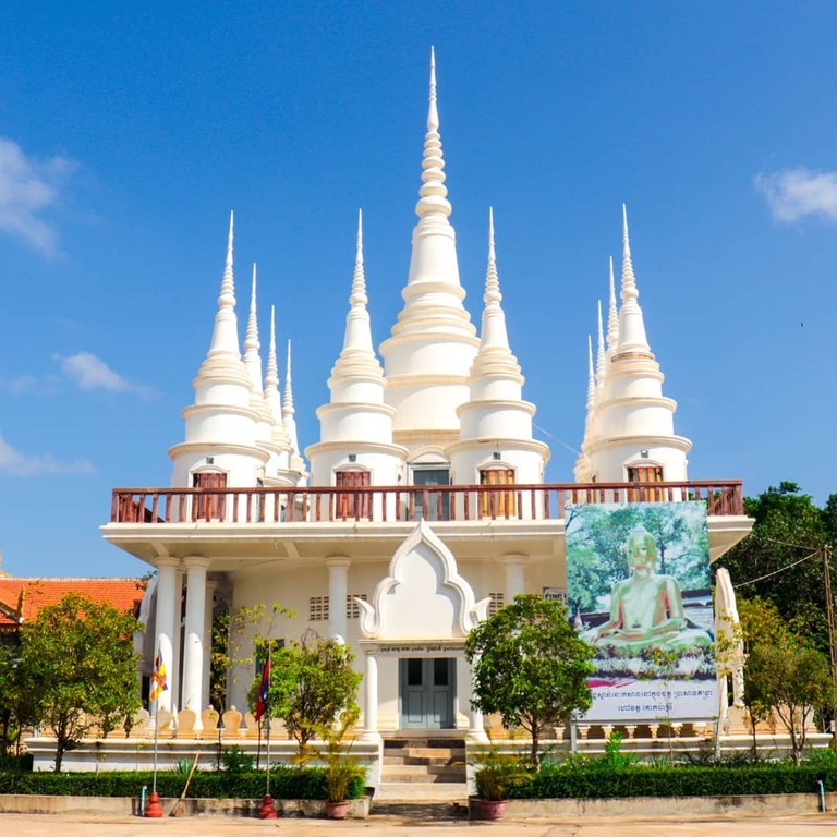 The towers of the pagoda