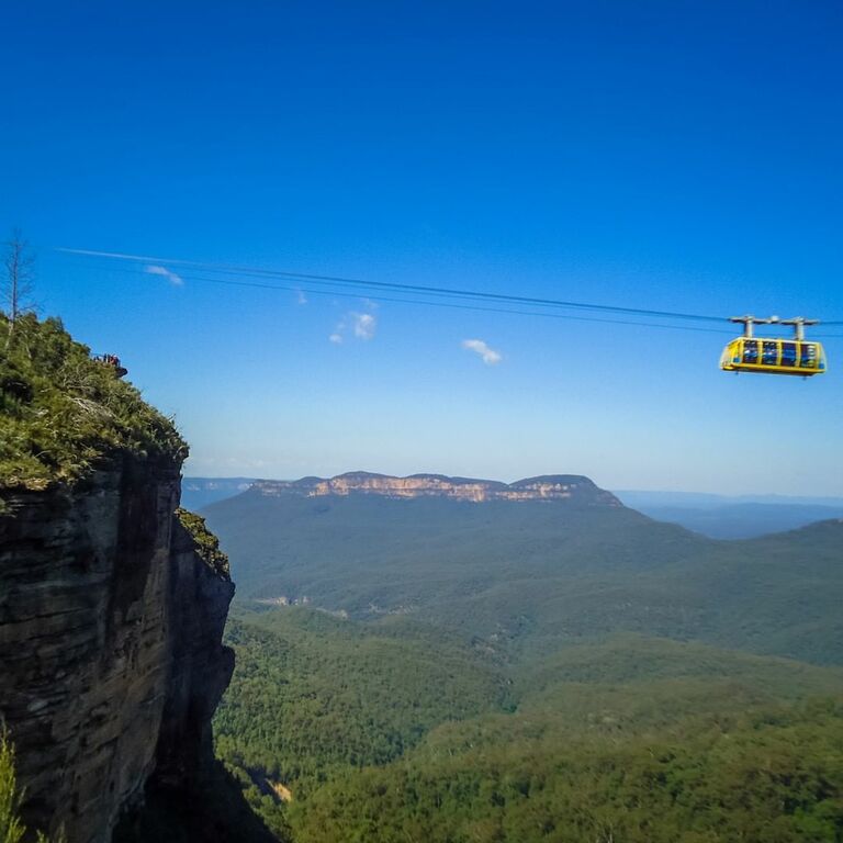 The cable car offering stunning views