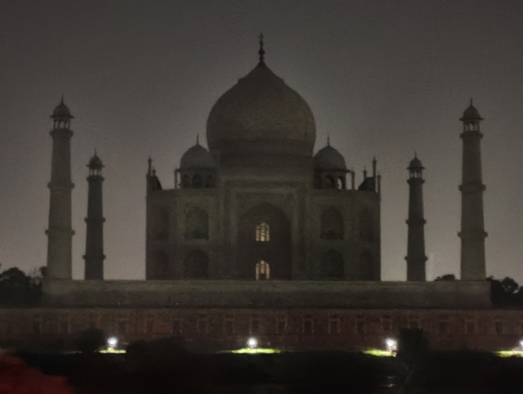 Taj in moonlight
