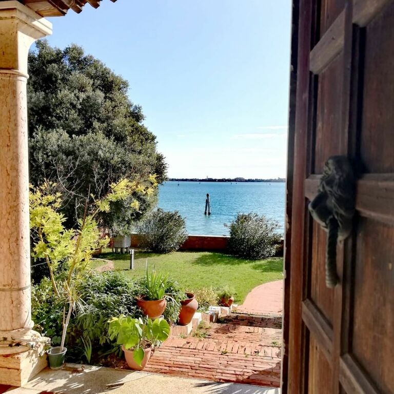 View from the island