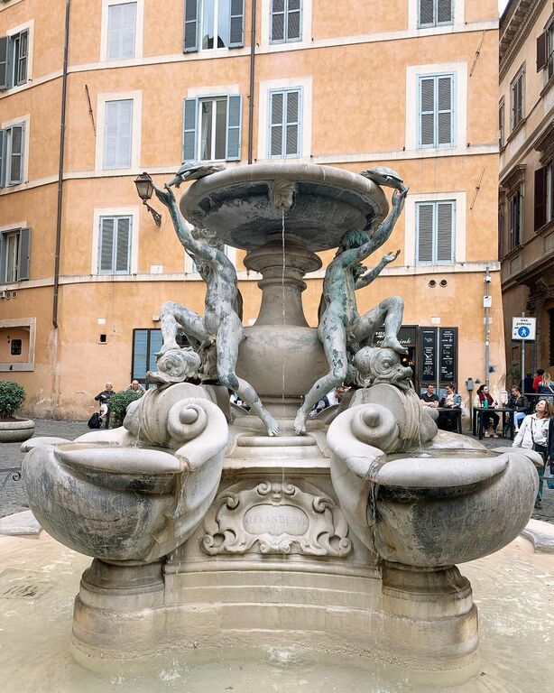 A fountain at Jewish Ghetto