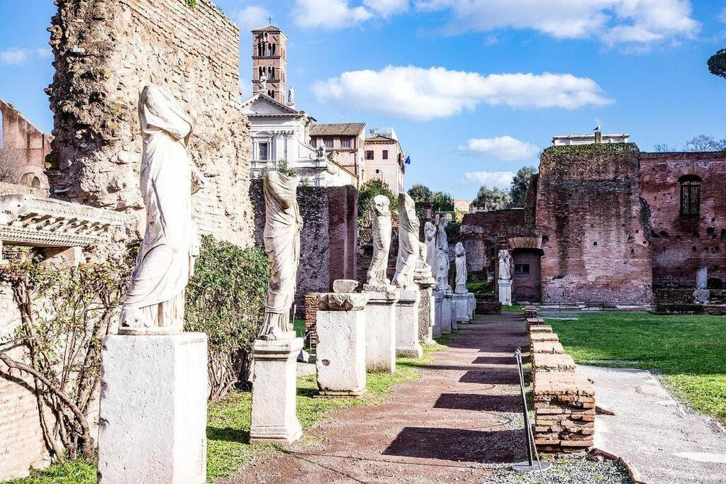 The archaeological site of Roman Forum