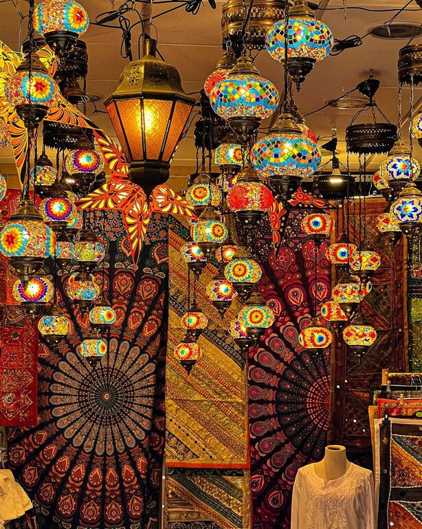 Christmas lights in Granada
