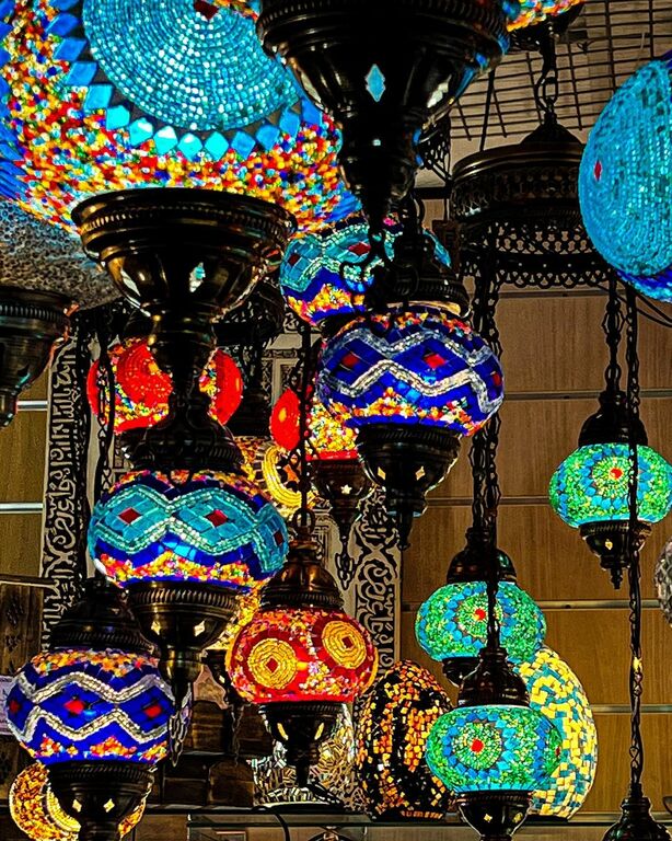 Christmas lights in Granada