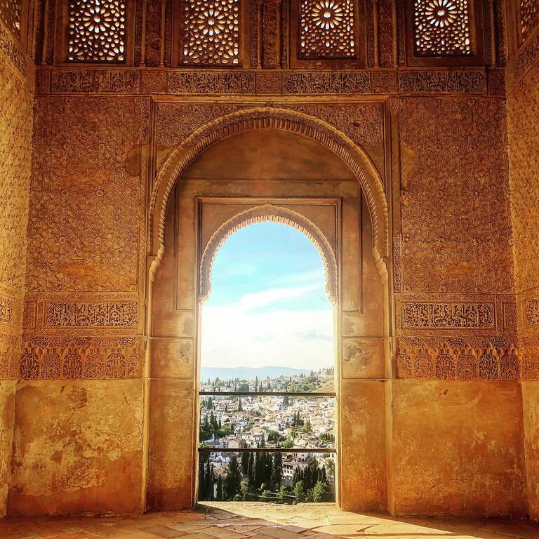View of Granada from Alhambra