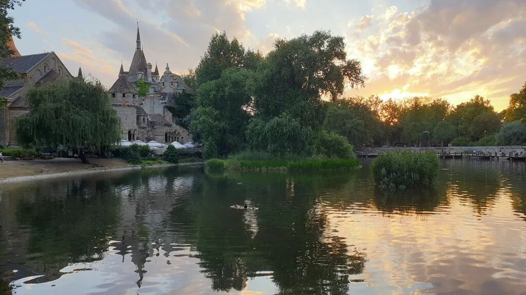 Vajdahunyad Castle in Budapest's City Park