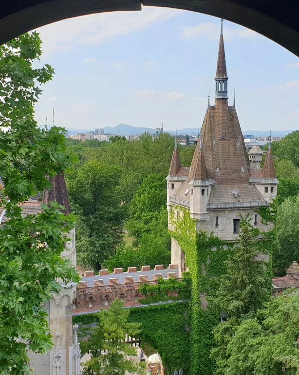 Vajdahunyad Castle in Budapest's City Park
