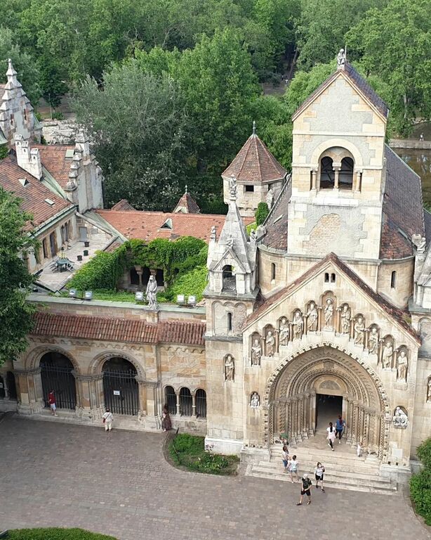 Vajdahunyad Castle in Budapest's City Park