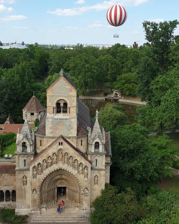 Vajdahunyad Castle in Budapest's City Park