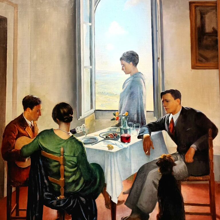 A painting at Uffizi Gallery