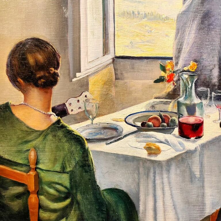 A painting at Uffizi Gallery