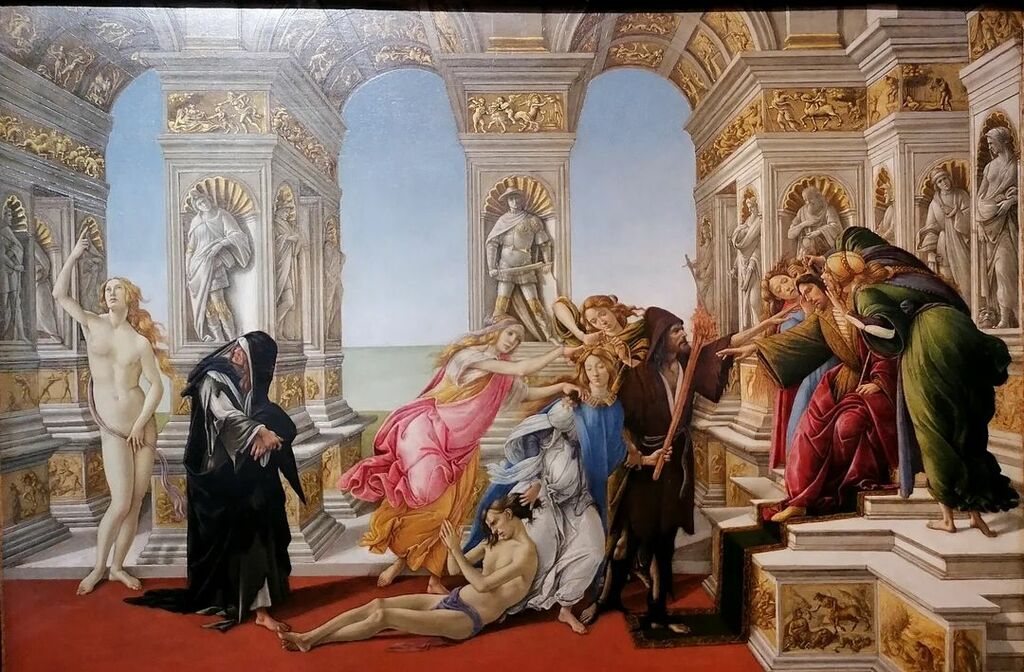 The Calumny by Botticelli
