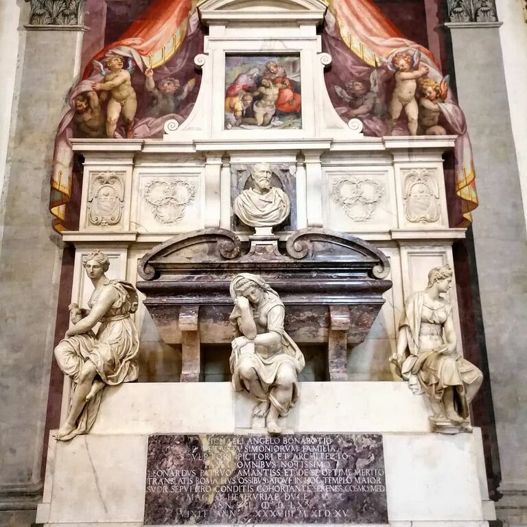 Tomb of Michelangelo at Basilica of Santa Croce