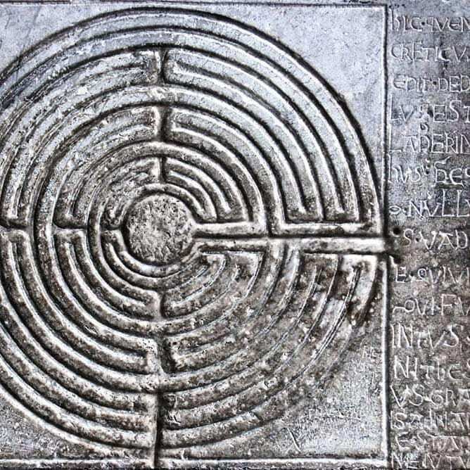 Labyrinth at the Lucca Cathedral