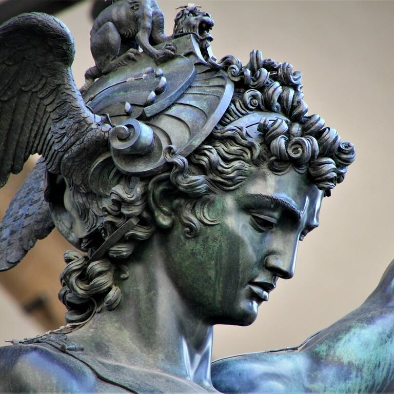 Perseus with the head of Medusa