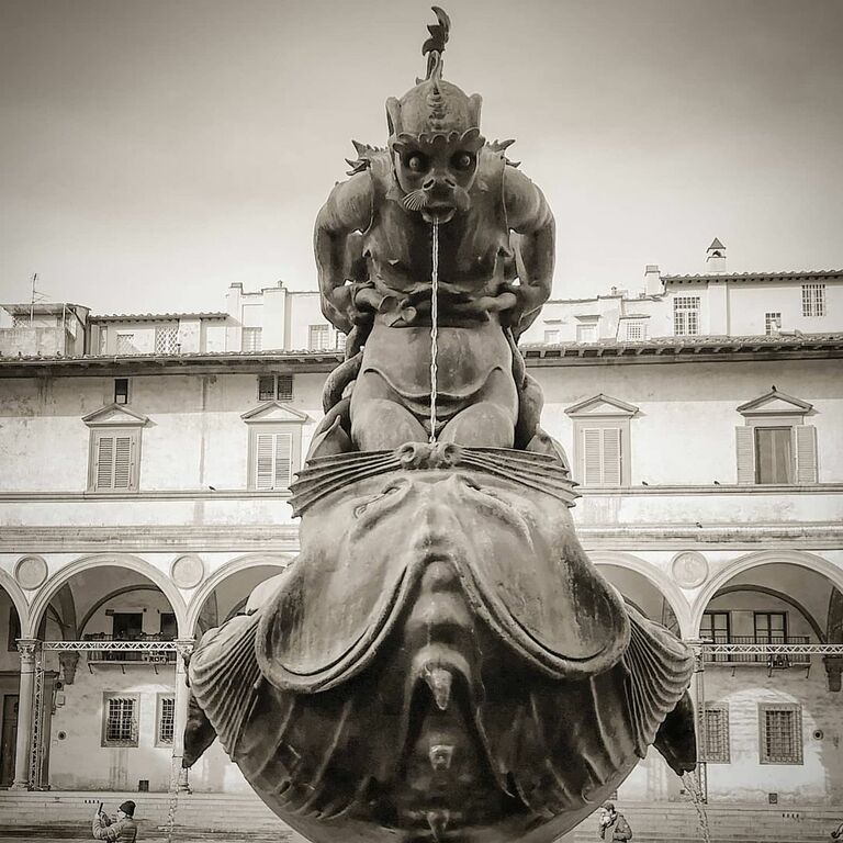 Fontane dei Mostri Marini at Piazza della Santissima Annunzi