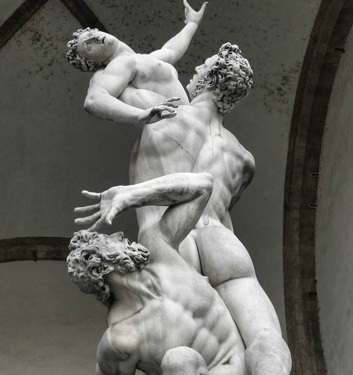 Abduction of a Sabine Woman by Giambologna