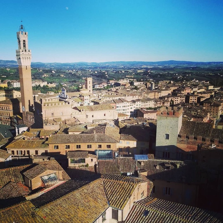 View of Siena from Facciatone