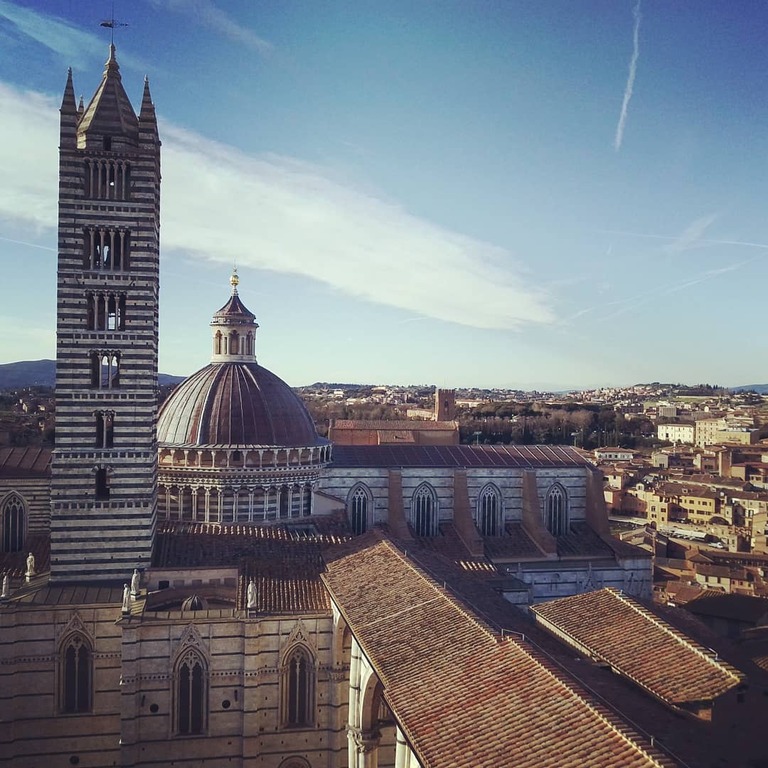 View of Siena from Facciatone