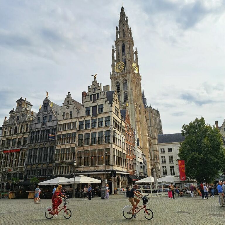 Antwerp Town Square or Grote Markt 