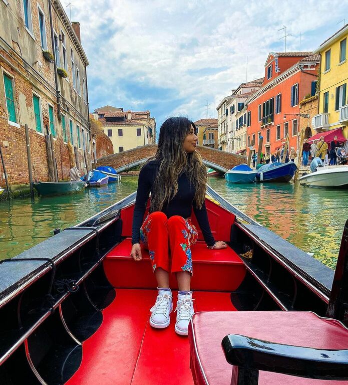 Gondola ride in Venice