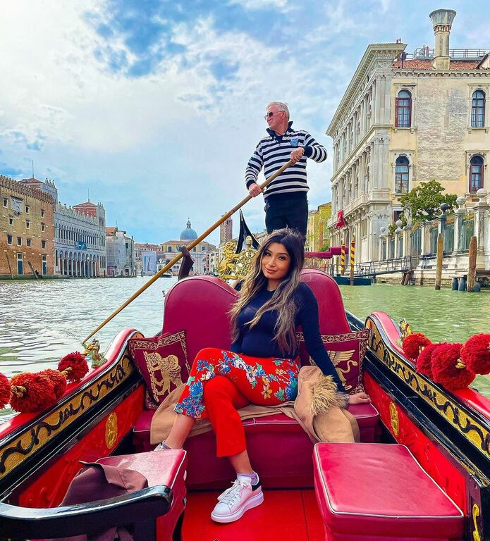 Gondola ride in Venice