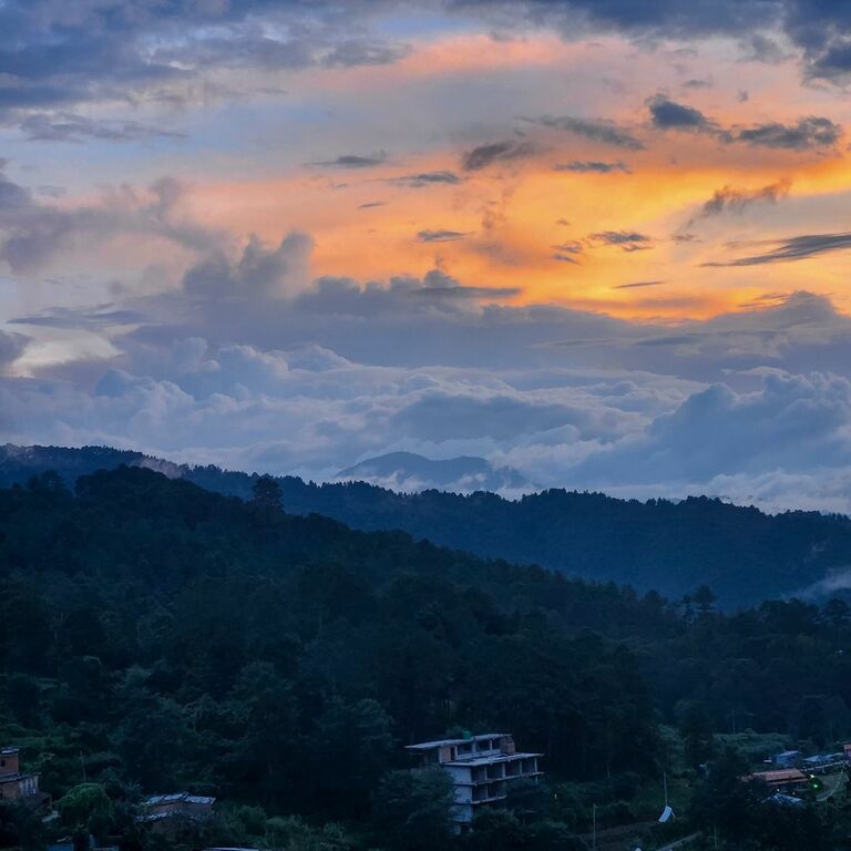 Nagarkot sunset viewpoint