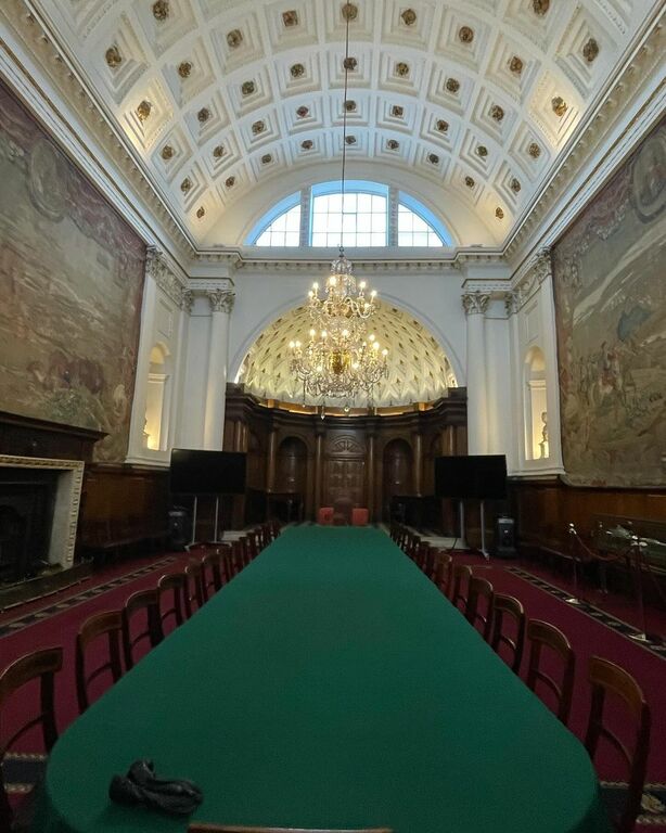 Old Irish Parliament building