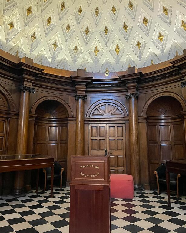 Old Irish Parliament building
