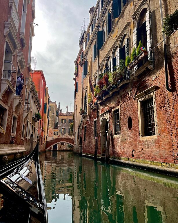 Gondola ride in Venice