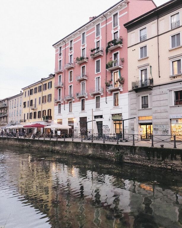 Navigli canal district