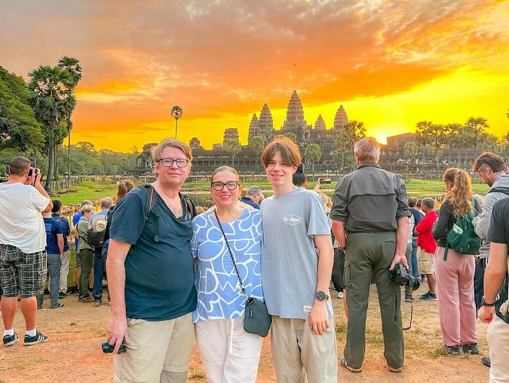 Sunrise in Angkor Wat