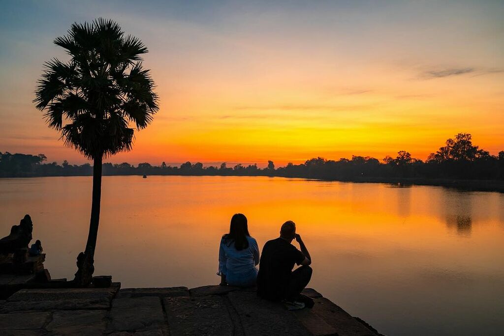 Sunrise in Angkor Wat