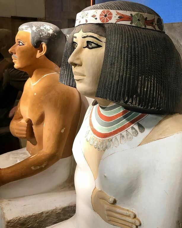 Prince Rahotep and his wife Nofret