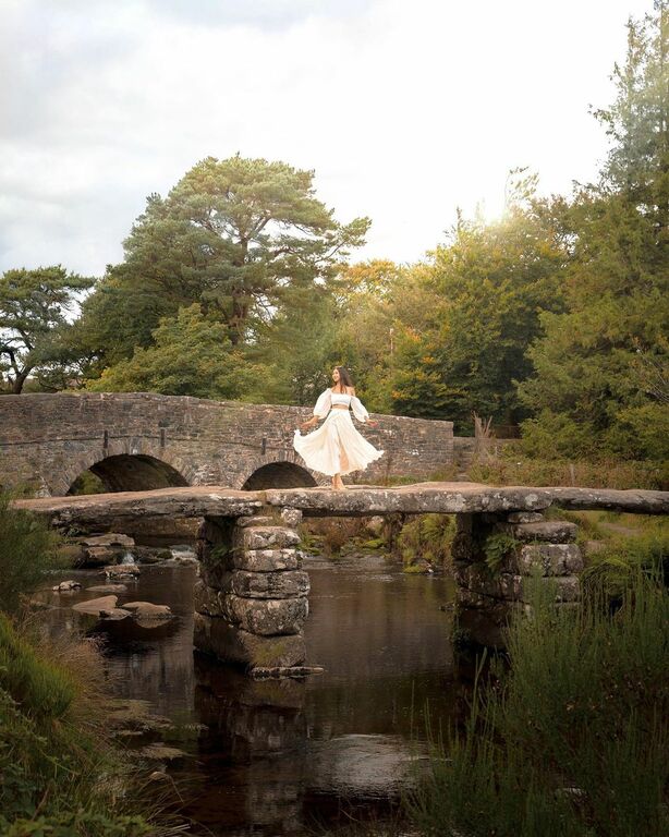 Postbridge Clapper Bridge 