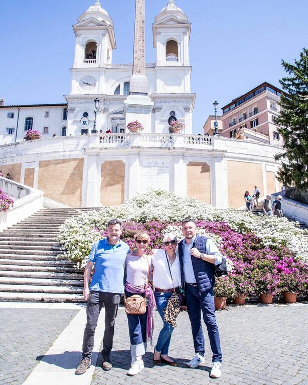 Spanish Steps during spring