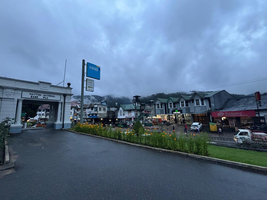 Nuwaraeliya on a rainy day