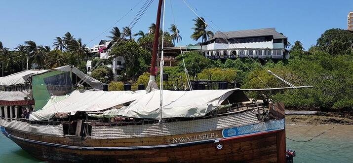 Sail And Eat Aboard The Tamarind Dhow On The Island Of Mombasa