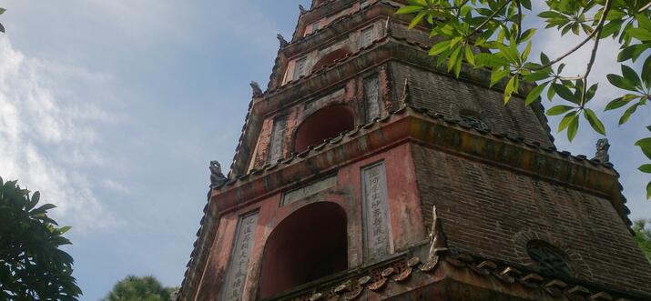 Thien Mu, Pagoda Of The Celestial Lady In Hue, Vietnam