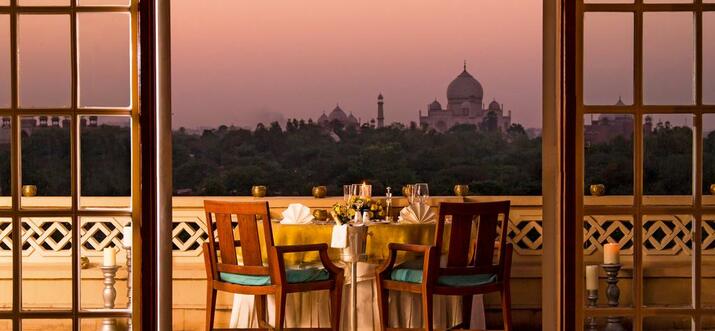 Top 6 hôtels avec vue sur le Taj Mahal, Agra, Inde