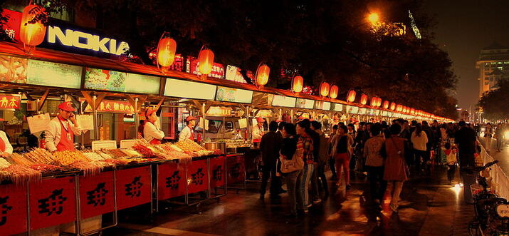 night markets in beijing