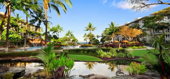 8 Hôtels avec des rivières paresseuses et toboggans à Maui Island, Hawaii