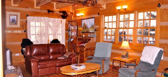 10 Cabanes à Red River, Nouveau-Mexique