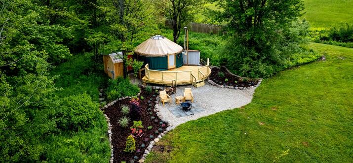 new hampshire yurt rental