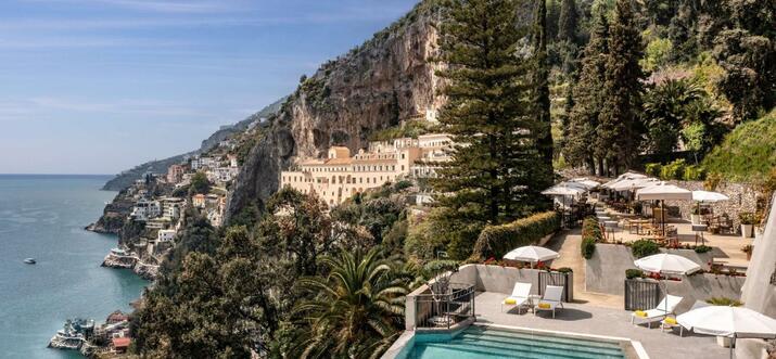 amalfi coast hotels with infinity pool