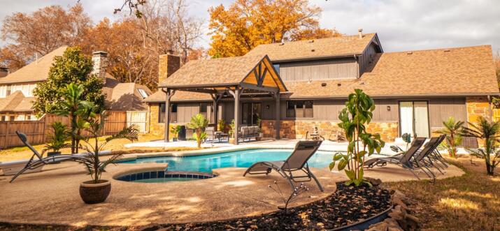 airbnb with pool oklahoma