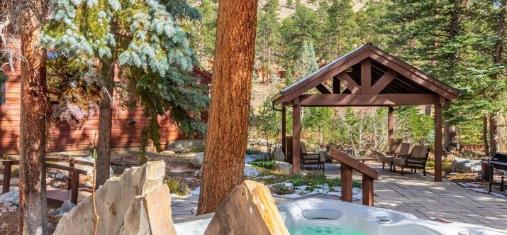 estes park hotels with outdoor hot tubs