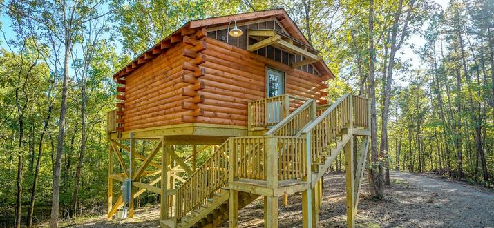 treehouse cabins hot springs