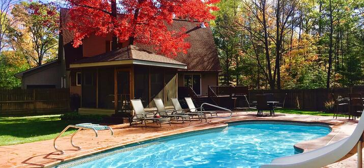 traverse city airbnb with pool