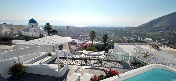 santorini vacation rentals with pool